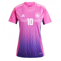 Maglie da calcio Germania Jamal Musiala #10 Seconda Maglia Femminile Europei 2024 Manica Corta